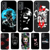 ZTE 中興 Blade A53 5G 手機後蓋保護軟矽膠黑色 Tpu 經典動漫手機殼