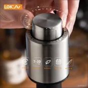 【年貨好禮🔥桃園出貨】不銹鋼紅酒瓶塞刻度通用保鮮密封塞抽葡萄酒塞真空抽氣瓶塞密封蓋