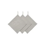 【酷咕鴨 KU.KU PLUS】雲朵八層紗布手帕 3入 100%純棉皺布 純棉親膚 寶寶口水巾 餵奶巾 不含螢光劑
