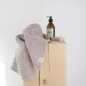 (店+)Linen Tales 亞麻 華夫格毛巾 手巾 浴巾 - 粉色 [偶拾小巷] 立陶宛製