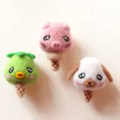 小動物們的冰淇淋甜筒派對