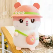 快樂一購 倉鼠公仔毛絨玩具抱枕布娃娃夏天玩偶睡覺抱著男生款生日禮物女孩（45cm以上的商品麻煩客人選擇宅配哦，謝謝）