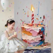 【貝莉莉】最快隔日到 生日蛋糕背景布 生日掛布 生日掛旗 拍照背景 生日快樂 生日布條  週歲佈置 慶生 生日佈置