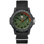 LUMINOX 雷明時SEA TURTLE 0320海龜系列腕錶-軍綠/44mm