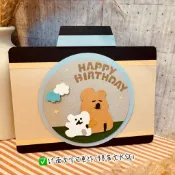 ❤️下單3天出貨❤️韓國矮袋鼠相機卡片 手工卡片 生日卡片 求婚卡片 情人節卡片 母親節卡片 萬用卡片 聖誕卡片