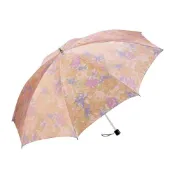 Prolla 暖花沙丁布二折式傘｜仿絲綢質感 優雅花卉 雨傘 防曬 晴雨兩用 傘 267g