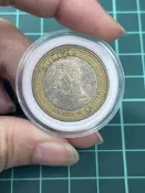 美洲 委內瑞拉 2007年 革命家 西蒙·玻利瓦 10玻利瓦 雙金屬錢幣 硬幣-品相如圖 (綠59)