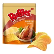 【Costco好市多】波樂 雞汁口味厚切洋芋片 580公克 Ruffles Chicken Soup Flavored Potato Chips 580 g