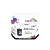 【COLOR24】for HP F6U64AA NO.63XL 黑色高容環保墨水匣(適用HP Envy 4520 ; DeskJet 1110 / 2130 / 3630)