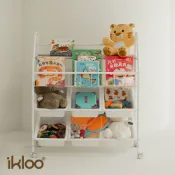 ikloo多功能6格置物推車 (置物木板/抽屜加厚/書架網籃/收納整理架)BN197 1組