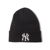 (店+)【NEW ERA】NEW ERA 男女 毛帽 日版 RHINESTONE BADGE 水鑽 紐約洋基 黑 NE14737257