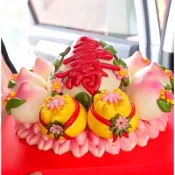 中式蛋糕饅頭祝壽生日拜拜饅頭壽桃饅頭