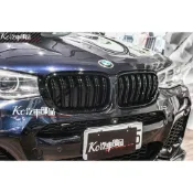 Kc汽車部品 BMW F25 F26 [雙槓 / 單槓 亮黑] 水箱罩 三色 X4