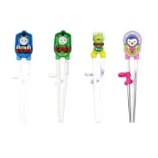 （NG）韓國Edison pororo/湯瑪士小火車 學習筷 右手 不鏽鋼學習筷