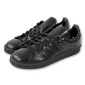 adidas 愛迪達 日本限定 CAMPUS 80s 黑色 皮革休閒鞋 男女平底運動鞋 低筒滑板鞋 情侶鞋 JR2739