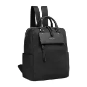 【Cerruti 1881】限量2折 義大利原裝進口 頂級休閒後背包 全新專櫃展示品(黑色 CEZA06436N)