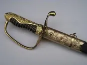 陸軍指揮刀-梅花合金殼