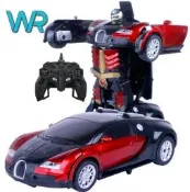 佳佳玩具 ----- 1:14 變形金剛 布加迪 遙控 機器人 遙控車 跑車 一鍵變形【CF126371】
