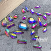 Rainbow Nail 美甲異形平底鑽 異形鑽 平底鑽 美甲鑽