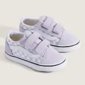 【VANS】官方旗艦 Color Theory Old Skool V 小童款紫色滑板鞋(童鞋)