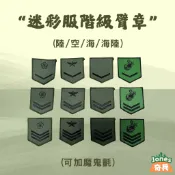 ｜奇兵｜現貨—國軍迷彩服階級臂章