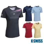 K-SWISS 吸濕排汗短袖T恤 男女 多款任選 短袖上衣 慢跑 運動 網球 匹克球