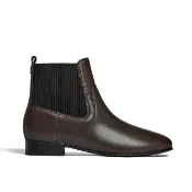  【Clarks】女靴 Routee25 Up 經典小圓頭切爾西靴 短靴 女鞋(CLF84915B)