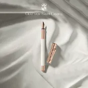 【遠東百貨】【Graf Von Faber-Castell】繩紋飾系列-香檳白鋼筆 台灣伯爵 伯爵頂級精筆✿50B004
