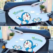 🔸台灣低價🔸機車貼紙 裝飾劃痕遮擋卡通多啦A夢貼紙