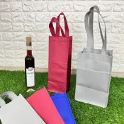 紅酒袋 不織布袋 客製化 不織布 酒類手提袋 禮品袋 購物袋 葡萄酒 白酒 包裝袋 尾牙 過年 酒袋【S33013】