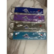 ~小小牛瑪奇朵~CAL中華航空CHINA AIRLINES 華航Q版FLY WITH US飛行前拆除飄帶鑰匙圈