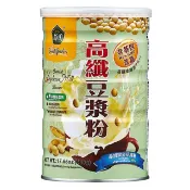 薌園高纖豆漿粉 (500公克) x2罐 非基因改造黃豆  添加高纖配方