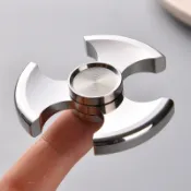 不銹鋼斧頭 Fidget Spinner EDC Finger Spinner 靜音光滑長旋轉陀螺儀減壓玩具焦慮緩解手旋