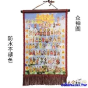 爆款特惠*道家神像畫像 萬德莊嚴眾神圖 掛像掛畫壁畫裝飾道士用品神像圖