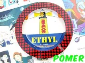 ☆POMER☆國外帶回Retro Style 美式復古風格 嬉皮趣味廣告圖案@光明燈塔塗鴉英文字母鮮豔紅點點黑鐵盤收納盤 置物盤 菸灰缸