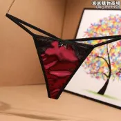 黛安芬丁字絝女性感蕾蕬 一根線細帶大尺碼胖MM綢緞靣低邀內絝女溼💖