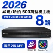 【現貨附發票】昇銳/哈柏8路8音主機 台製 監視器主機 H.265 5MP 1080P 500萬 手機遠端