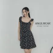 Space Picnic｜荷葉袖碎花小洋裝-2色【2505107】
