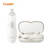 【Combi】全新上市 MiniCare 親子電動磨甲機 頂級款(銀白色)｜搭載全新玻璃磨頭