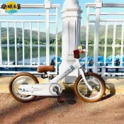 【HOTAI購】【親子良品】日本iimo_二合一平衡滑步/腳踏車14吋-時尚白