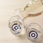 日本ADERIA 蛇目清酒杯 清酒壺 金益合玻璃器皿