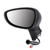 Casytw 左側乘客側電動門後視鏡後視鏡帶轉向燈適合福特 Fiesta Mk7 08-12 011GCS3795