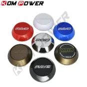 外徑65MM輪框蓋 VOLK RACING RAYS鋁圈蓋 60MM內徑輪圈中心蓋輪轂蓋黑色鍍鉻古銅色