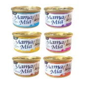 (店+)【Seeds 聖萊西】MAMAMIA貓餐罐 85g (副食/全齡貓/貓罐/貓狗飼料/罐頭餐盒/零食點心/貓罐頭)