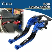 楓林宜居 HONDA 適用於本田 CB650R CB 650R 2014-2024 拉桿離合器拉桿組可調節可折疊摩托車車把拉桿
