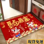 🌱台灣出貨🌱 硅藻泥防滑地墊大門口吸水腳墊馬年入戶門家用抗髒墊進門速幹墊子