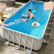 bestway兒童游泳池家用游泳池超大戶外大型加厚支架游泳池水池