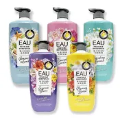 (店+)【EAU Salon 耀.沙龍】EAU香水沐浴乳(百花/沁寧/花舞/海島/湛藍)1000ml(新東海藥局)