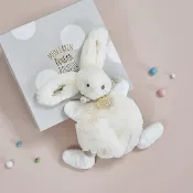 法國Doudou 布偶安撫巾-香草糖兔兔