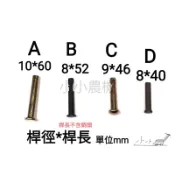 〈小小農機〉中耕機 連接管 插銷 刀管插銷 車輪插銷 鐵輪插銷 鐵羊 力虎 啟發 展農 日農 小牛 大順 插銷
